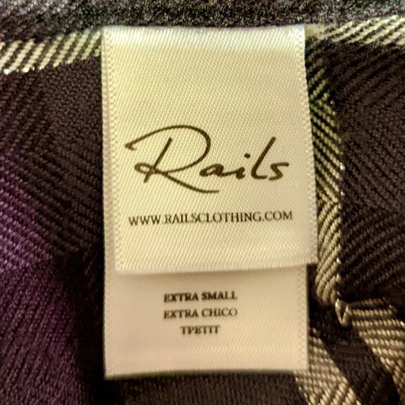 NWT Rails Plaid Button-Front Maternity Dress Shirtdress - Picture 12 of 16